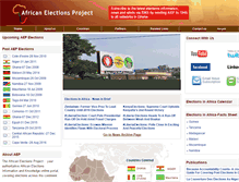 Tablet Screenshot of africanelections.org